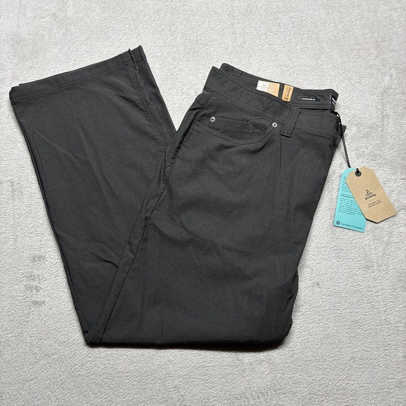 NWT Prana Stretch Brion II Pants Mens 40(42)x32 Gray Lightweight MSRP $85